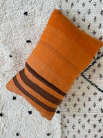 Vintage Orange and Brown Cushion