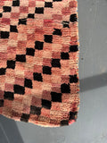 Vintage checked Plaster Pink Runner