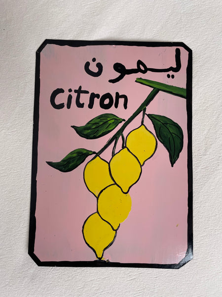 Artisan Metal Picture - Citron