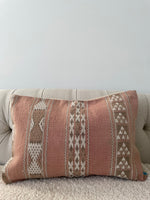 Vintage Kilim Cushion with Striped Reverse