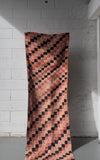 Vintage checked Plaster Pink Runner