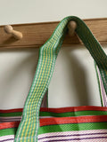 XXL Striped Shopper (Green, Orange, Black)