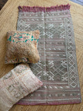 Putty Pink Vintage Kilim