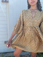 Doe Dress in Ochre