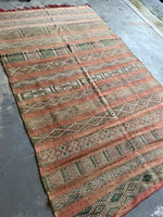 Ochre / Tan Vintage Kilim