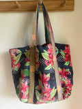 Navy Vintage Kantha Bag