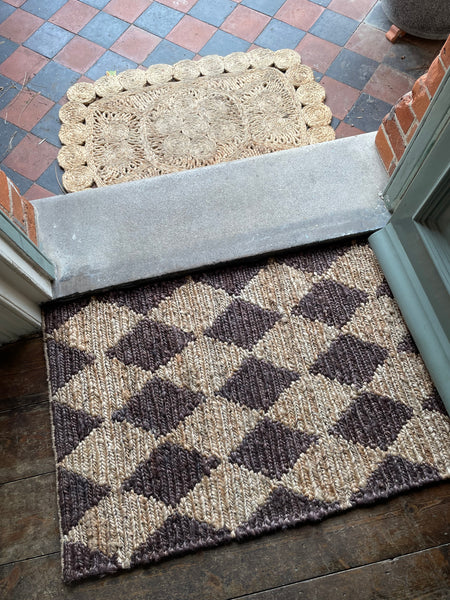 Brown Anniversaire Doormat