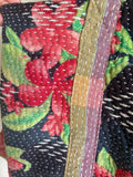 Navy Vintage Kantha Bag