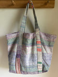 Pastel Vintage Kantha Bag