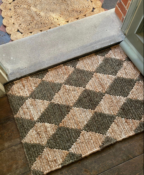 Pre order - Smaller Anniversaire Doormat in Olive Green