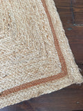 Jute Runner Ochre Trim