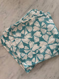 Turquoise Block Print Napkins