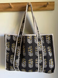 Block Print Shopper Bag