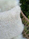 Plain Ivory Wool Cushion