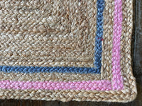 NEW! Pink and Blue Doormat. PRE ORDER.