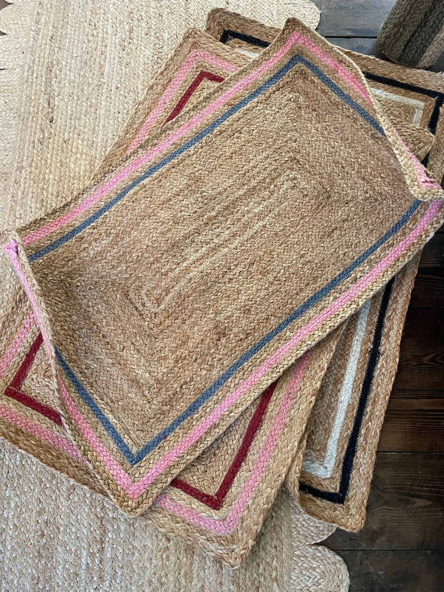 Pink and Blue Doormat Sunday and Story Ltd