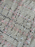 PRE ORDER Vintage Pink/White Wedding Blanket.