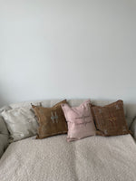 Brown Cactus Silk Cushion