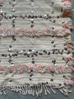PRE ORDER Vintage Pink/White Wedding Blanket.