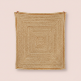 Square Jute Rug without extra lines